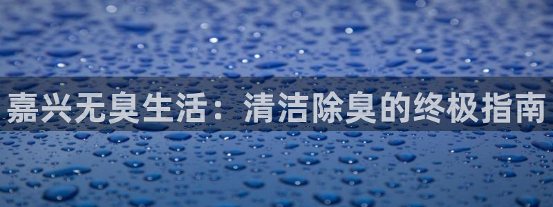 凯时网址多少：嘉兴无臭生活：清洁除臭的终极指南